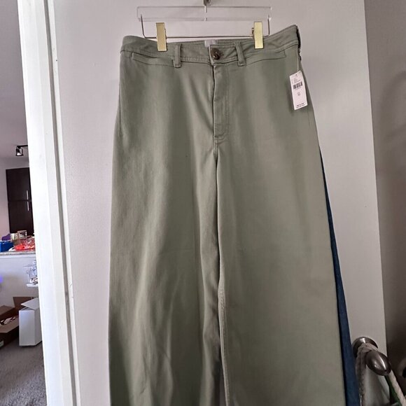 Anthropologie - Maeve The Ettie High-Rise Crop Wide-Leg Jeans - Picture 2 of 4